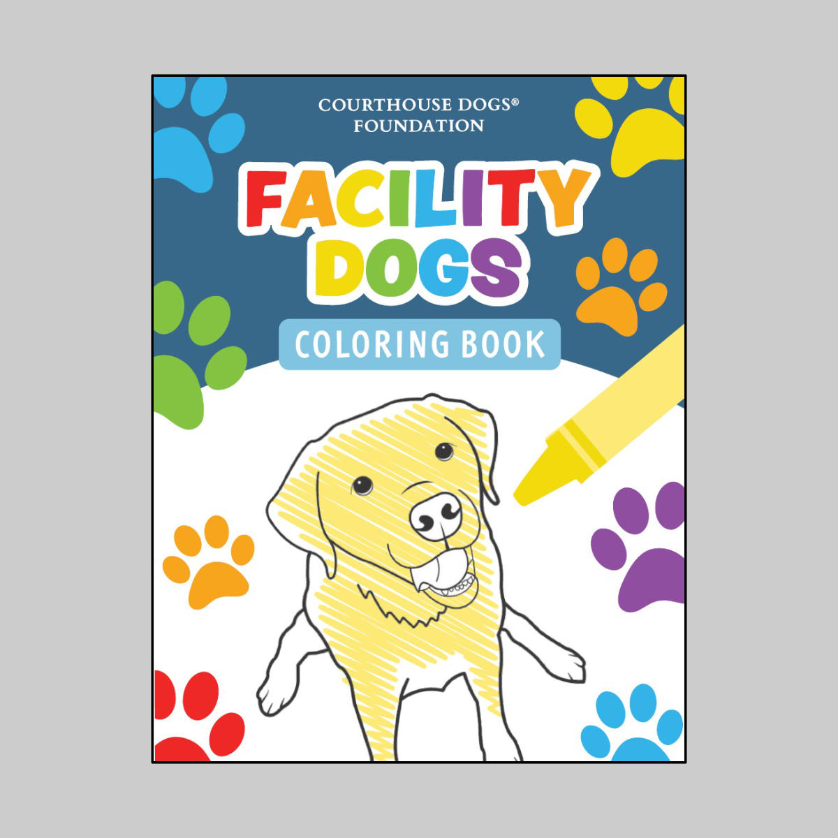 Coloring Book (1 Book) – Courthouse Dogs Foundation